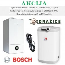 Akcijinis Bosch 7000iW ir Dražice šildymo įrangos komplektas