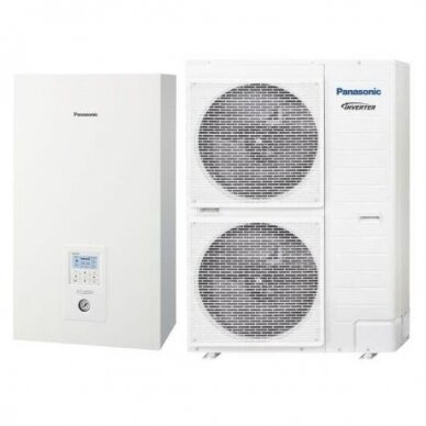 Panasonic Aquarea T-CAP šilumos siurblio 16kW ir vandens šildytuvo komplektas 1