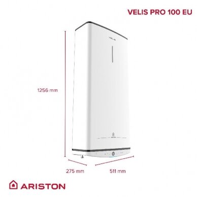 Ariston vandens šildytuvas VELIS PRO 100 EU 80 l. 3 Ariston vandens šildytuvas VELIS PRO 100 EU 80 l. 3