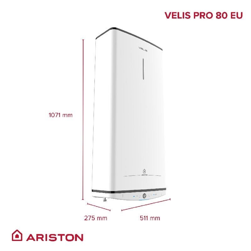 Ariston vandens šildytuvas VELIS PRO 80 EU 65 l. 3 Ariston vandens šildytuvas VELIS PRO 80 EU 65 l. 3