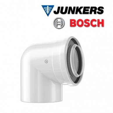Bosch kamino alkūnė 87° Ø80/125 Bosch kamino alkūnė 87° Ø80/125