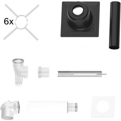 Bosch pagrindinis šachtos komplektas C93x Ø60/100 Bosch pagrindinis šachtos komplektas C93x Ø60/100