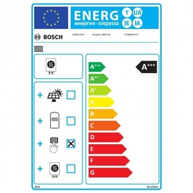Bosch šilumos siurblys gruntas-vanduo Compress 7800i LW 8 F 2-8 kW 2 Bosch šilumos siurblys gruntas-vanduo Compress 7800i LW 8 F 2-8 kW 2