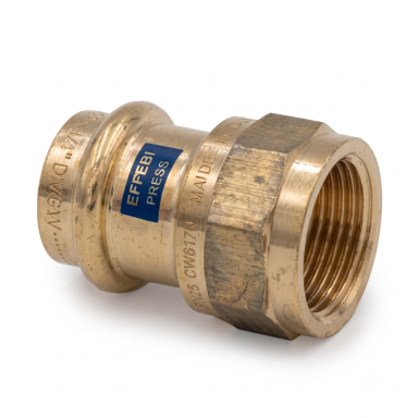 Bronzinis presuojamas perėjimas Dn 22x1/2" VS