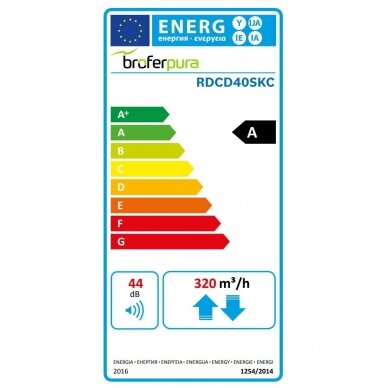 Brofer plokštelinis rekuperatorius 320m3/val. RDCD40SKC 1