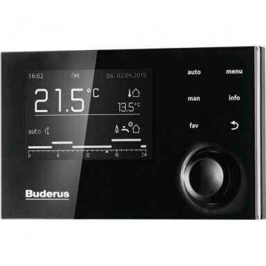 Buderus vadības regulators Logamatic RC310 melns