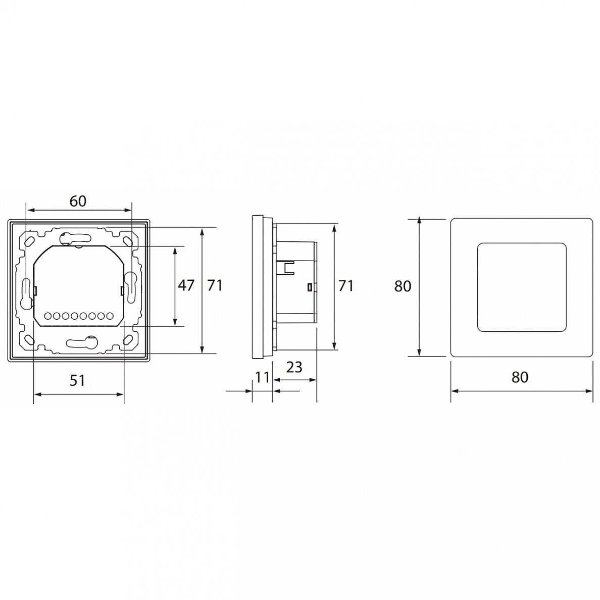 Danfoss Icon2™ 24V laidinis potinkinis patalpos termostatas 088U2125 1 Danfoss Icon2™ 24V laidinis potinkinis patalpos termostatas 088U2125 1