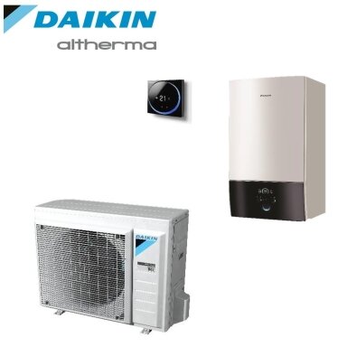 Daikin Altherma 3 R šilumos siurblys 9,37kW su 6kW el.tenu EHBX08E6V / ERGA08EVH7