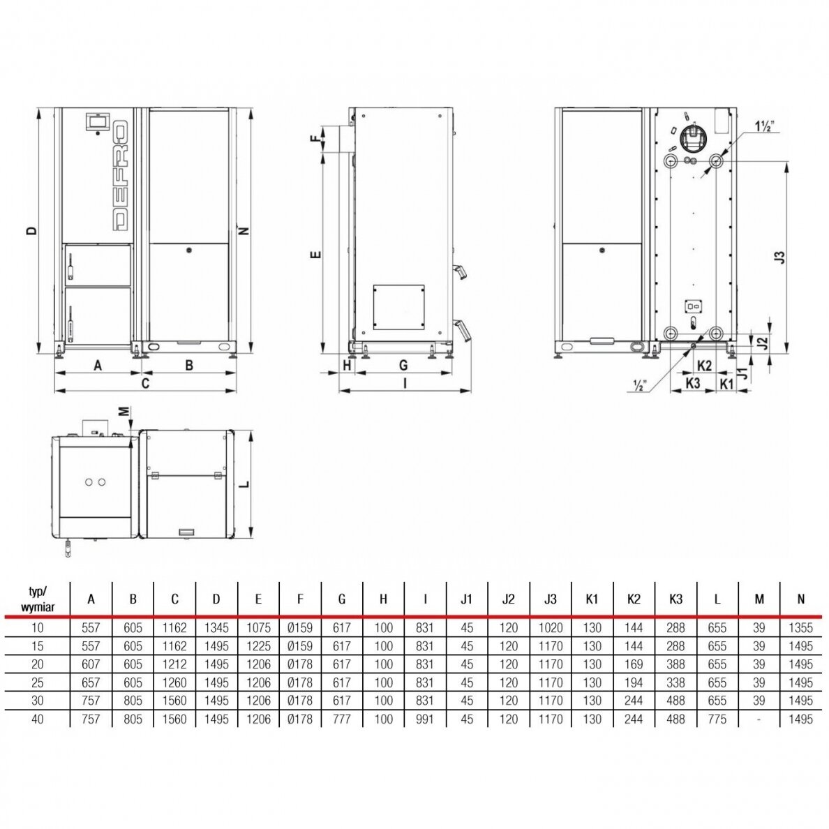 DEFRO granulinis katilas Gamma 15kW 3 DEFRO granulinis katilas Gamma 15kW 3