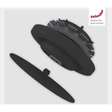 Väljatõmbeplafoon Zehnder ComfoValve Luna E125 Black