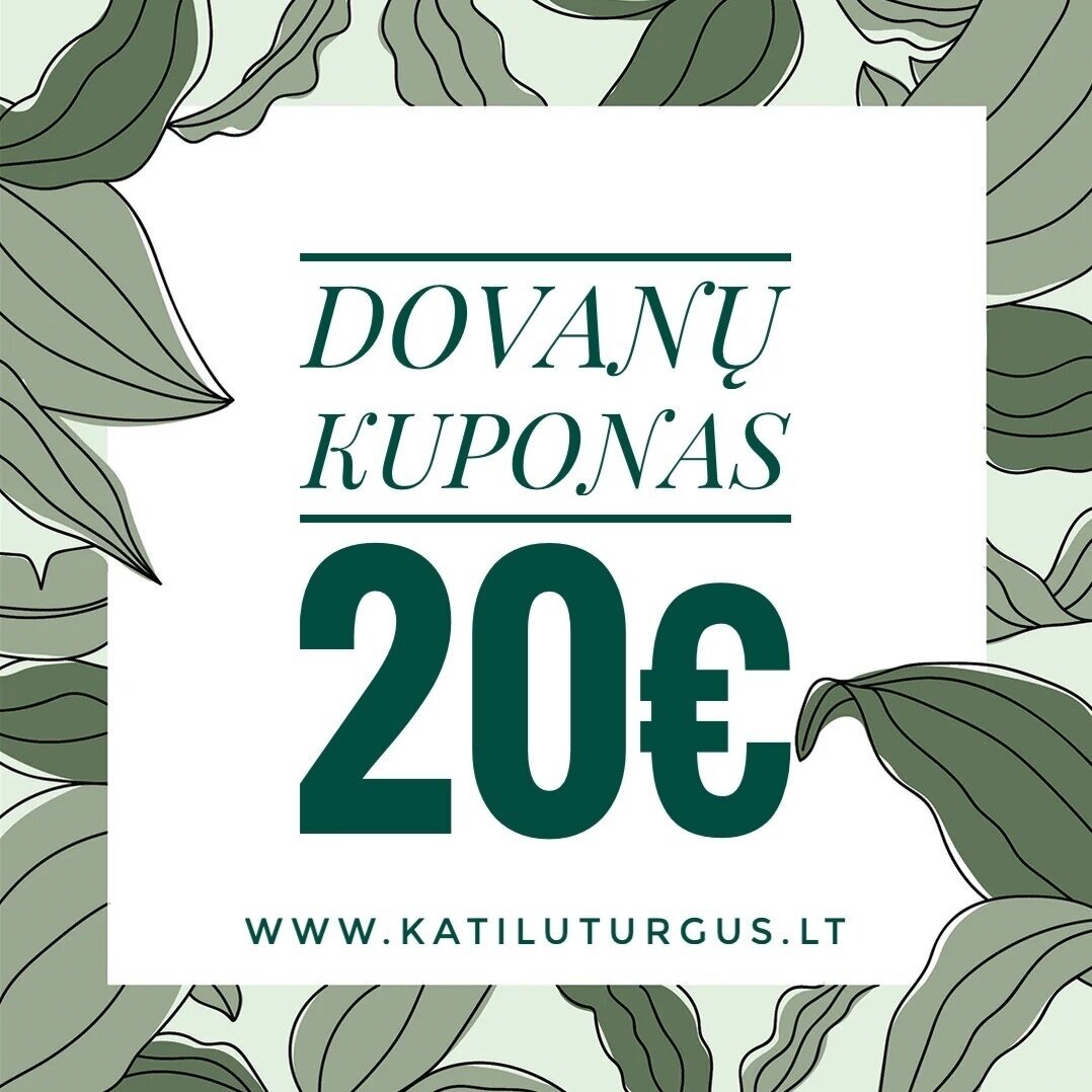 Dovanų kuponas 20 € Dovanų kuponas 20 €