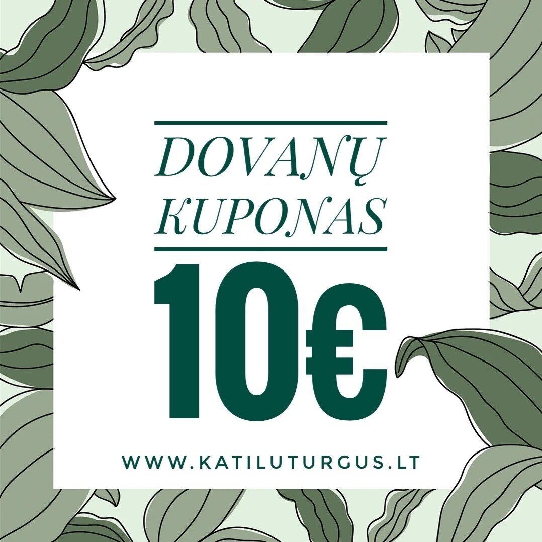 Dovanų kuponas 10 € Dovanų kuponas 10 €