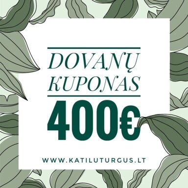 Dovanų kuponas 400 € Dovanų kuponas 400 €