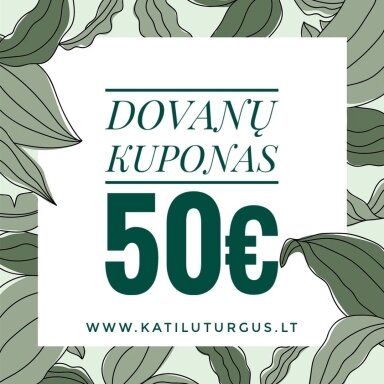 Dovanų kuponas 50 € Dovanų kuponas 50 €