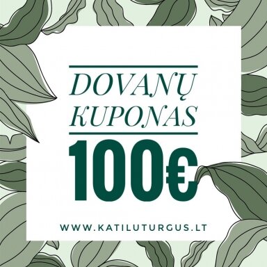 Dovanų kuponas 100 € Dovanų kuponas 100 €