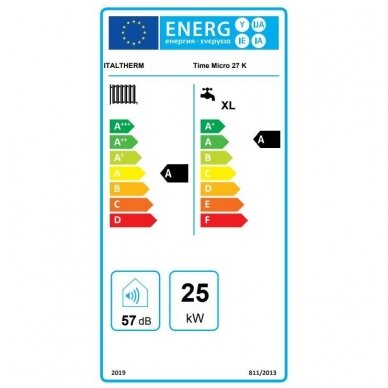 Dujinis kondensacinis katilas italtherm Time Micro 27 K 2 Dujinis kondensacinis katilas italtherm Time Micro 27 K 2