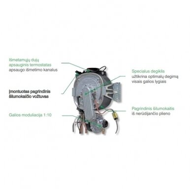 Dujinis kondensacinis katilas italtherm Time Micro 35 K 5