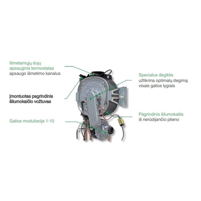 Dujinis kondensacinis katilas italtherm Time Micro 35 K 5 Dujinis kondensacinis katilas italtherm Time Micro 35 K 5