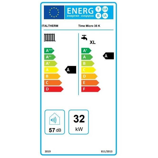 Dujinis kondensacinis katilas italtherm Time Micro 35 K 6