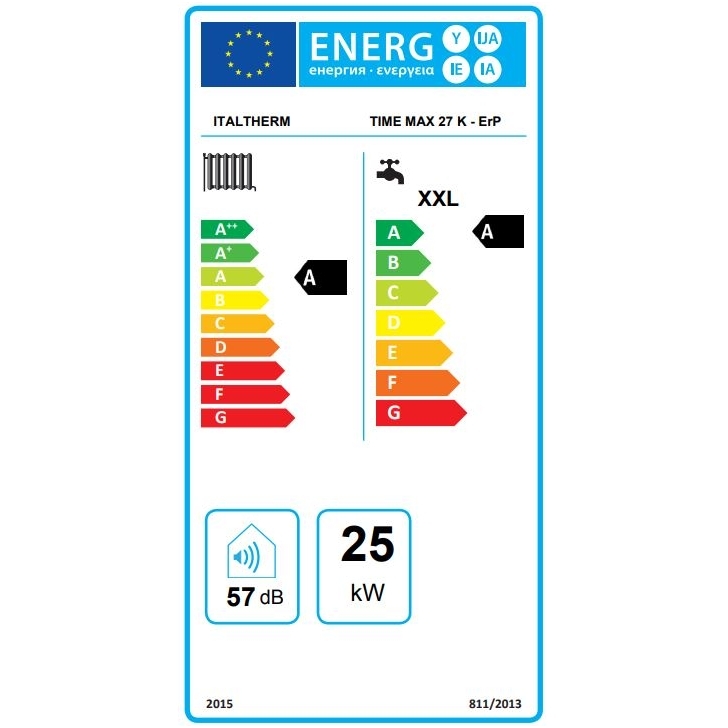 Dujinis kondensacinis katilas italtherm Time Max 27 K 3 Dujinis kondensacinis katilas italtherm Time Max 27 K 3