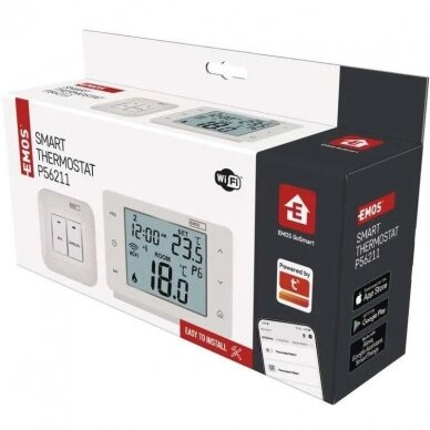 EMOS GoSmart P56211 belaidis patalpų termostatas su WiFi 1