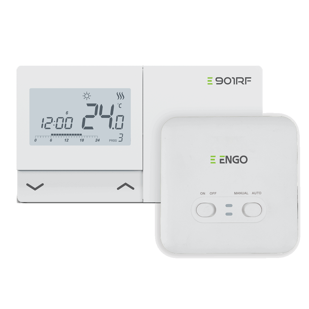 ENGO E901RF programmējams, bezvadu termostats ENGO E901RF programmējams, bezvadu termostats