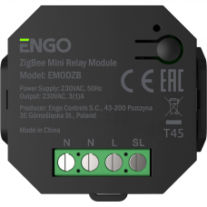 ENGO belaidis relės modulis su „ZigBee“ kartotuvo funkcija, 230V