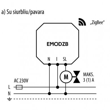 ENGO belaidis relės modulis su „ZigBee“ kartotuvo funkcija, 230V 2 ENGO belaidis relės modulis su „ZigBee“ kartotuvo funkcija, 230V 2
