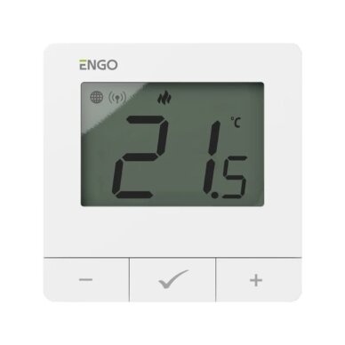 ENGO E25-24W išmanusis termostatas, „ZigBee”, virštinkinis, 24V ENGO E25-24W išmanusis termostatas, „ZigBee”, virštinkinis, 24V