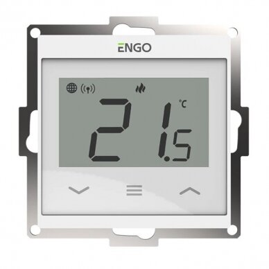 ENGO E55-W interneta zemapmetuma termostats 55 × 55 rāmim, Wi-Fi, 230V