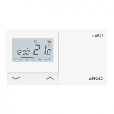 ENGO E901 vadu programmējamais temperatūras regulators ENGO E901 vadu programmējamais temperatūras regulators