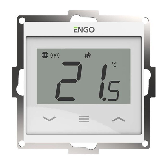ENGO E55-W interneta zemapmetuma termostats 55 × 55 rāmim, Wi-Fi, 230V