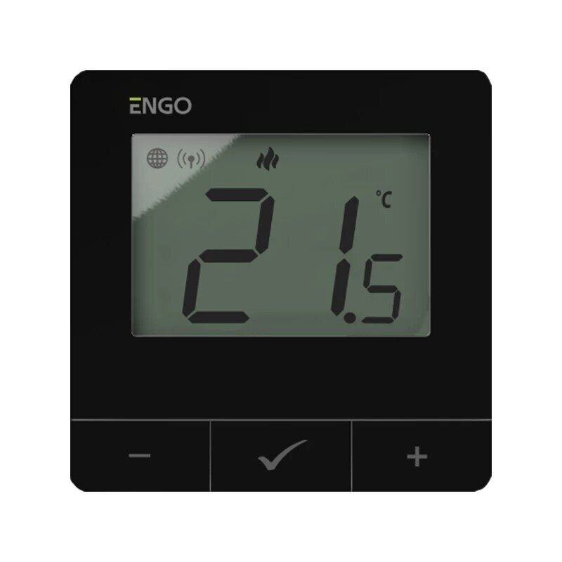 ENGO E25-24B išmanusis termostatas, „ZigBee”, virštinkinis, 24V ENGO E25-24B išmanusis termostatas, „ZigBee”, virštinkinis, 24V