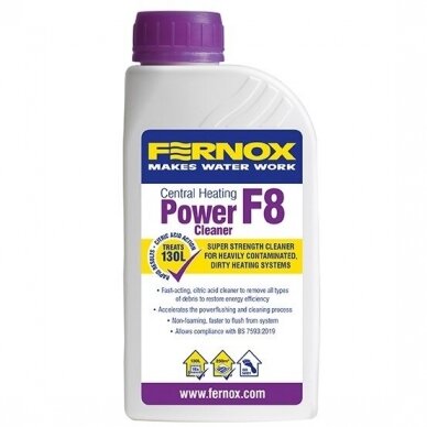 Fernox ploviklis Power Cleaner F8 500ml Fernox ploviklis Power Cleaner F8 500ml