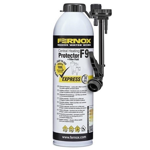 Fernox inhibitorius Protector+Filter Fluid F9 Express 400 ml Fernox inhibitorius Protector+Filter Fluid F9 Express 400 ml