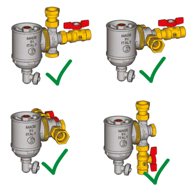 Giacomini netīrumu atdalītājs Dn25 R146CX005 4 Giacomini netīrumu atdalītājs Dn25 R146CX005 4