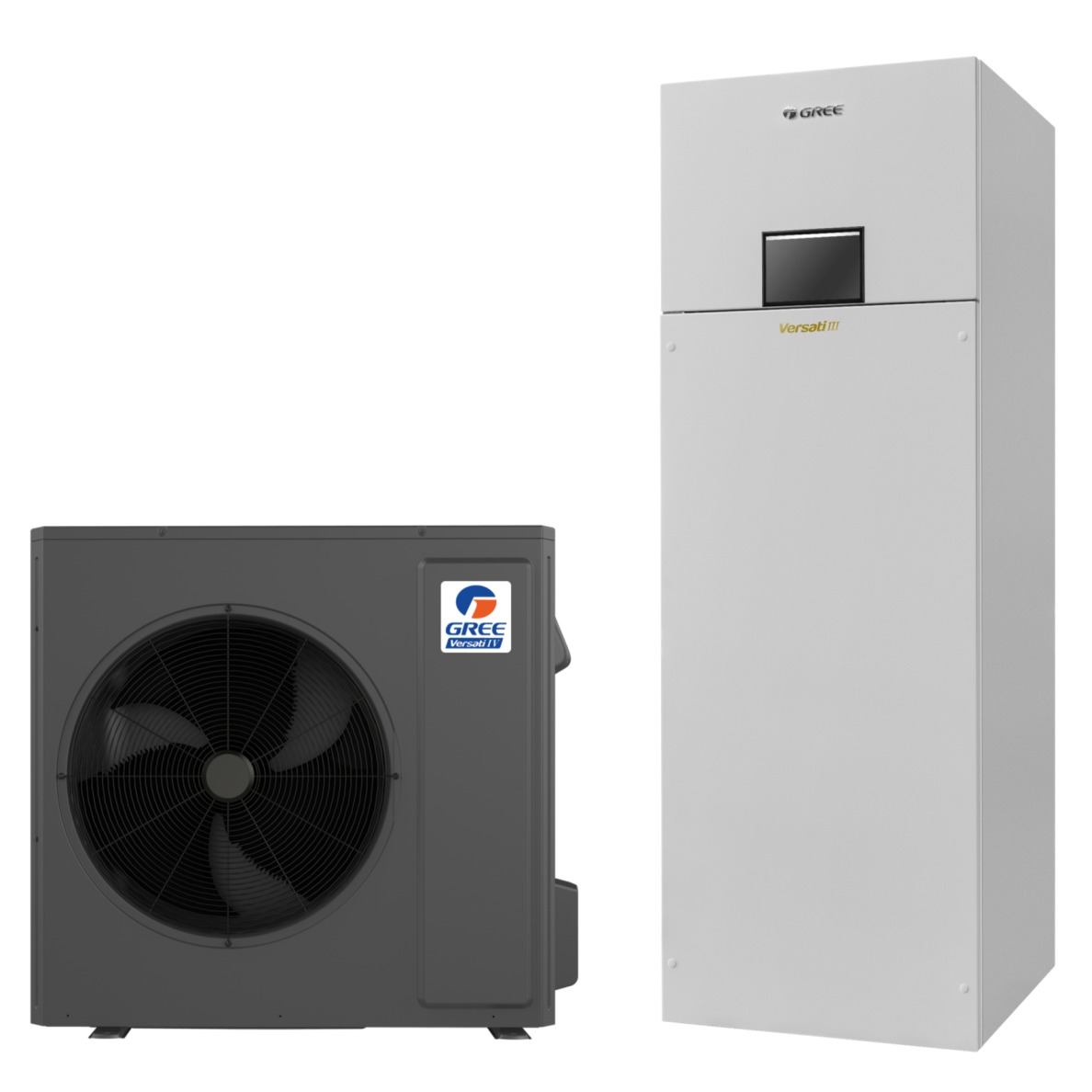 GREE Versati IV DUO šilumos siurblys oras/vanduo 12,2kW R32 GREE Versati IV DUO šilumos siurblys oras/vanduo 12,2kW R32
