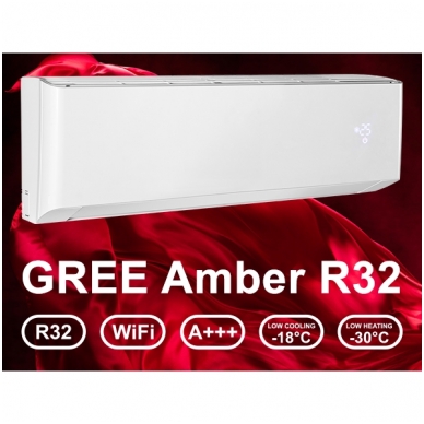Gaisa kondicionieris-siltumsūknis GREE Amber Nordic 5,3/5,55kW 1 Gaisa kondicionieris-siltumsūknis GREE Amber Nordic 5,3/5,55kW 1