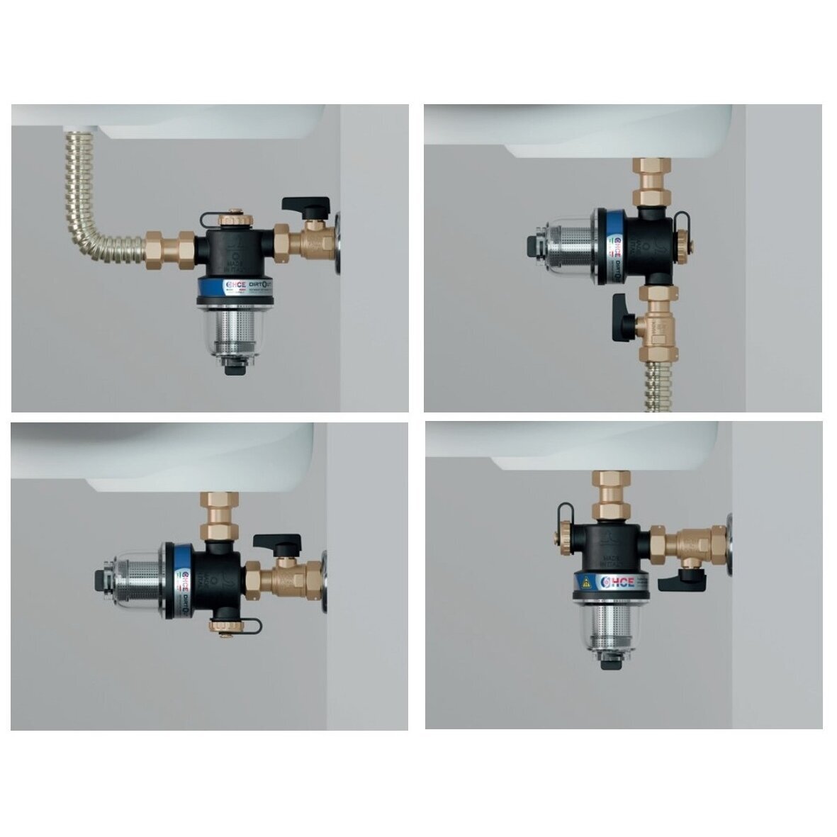 HCE DirtOUT™ COMPACT magnētiskais dubļu separators ¾" 1