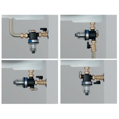 HCE DirtOUT™ COMPACT magnētiskais dubļu separators ¾" 1 HCE DirtOUT™ COMPACT magnētiskais dubļu separators ¾" 1