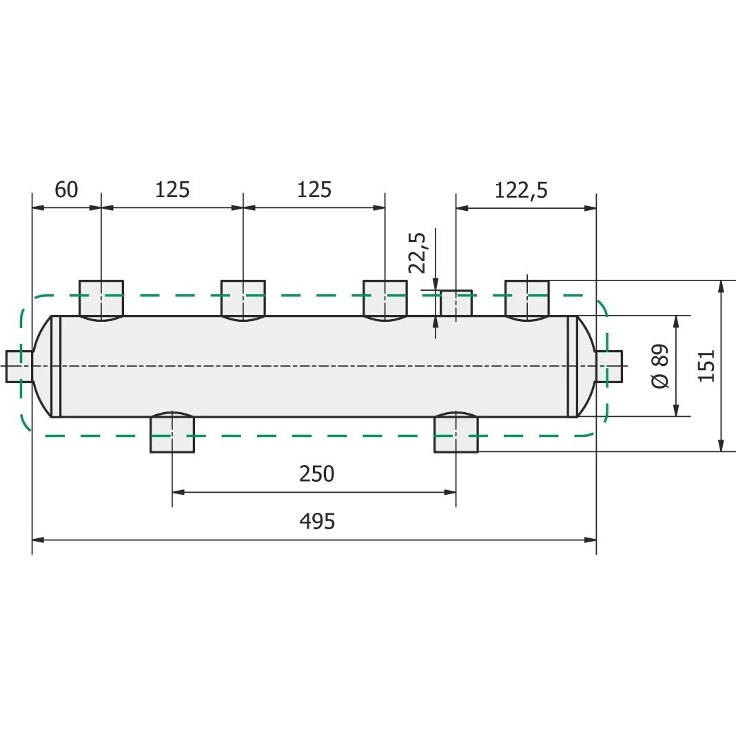 Hidraulinis indas su nuimama izoliacija Kamen SH1NA2-OC; kvs 3,8m3/val; iki 70kW 2 Hidraulinis indas su nuimama izoliacija Kamen SH1NA2-OC; kvs 3,8m3/val; iki 70kW 2