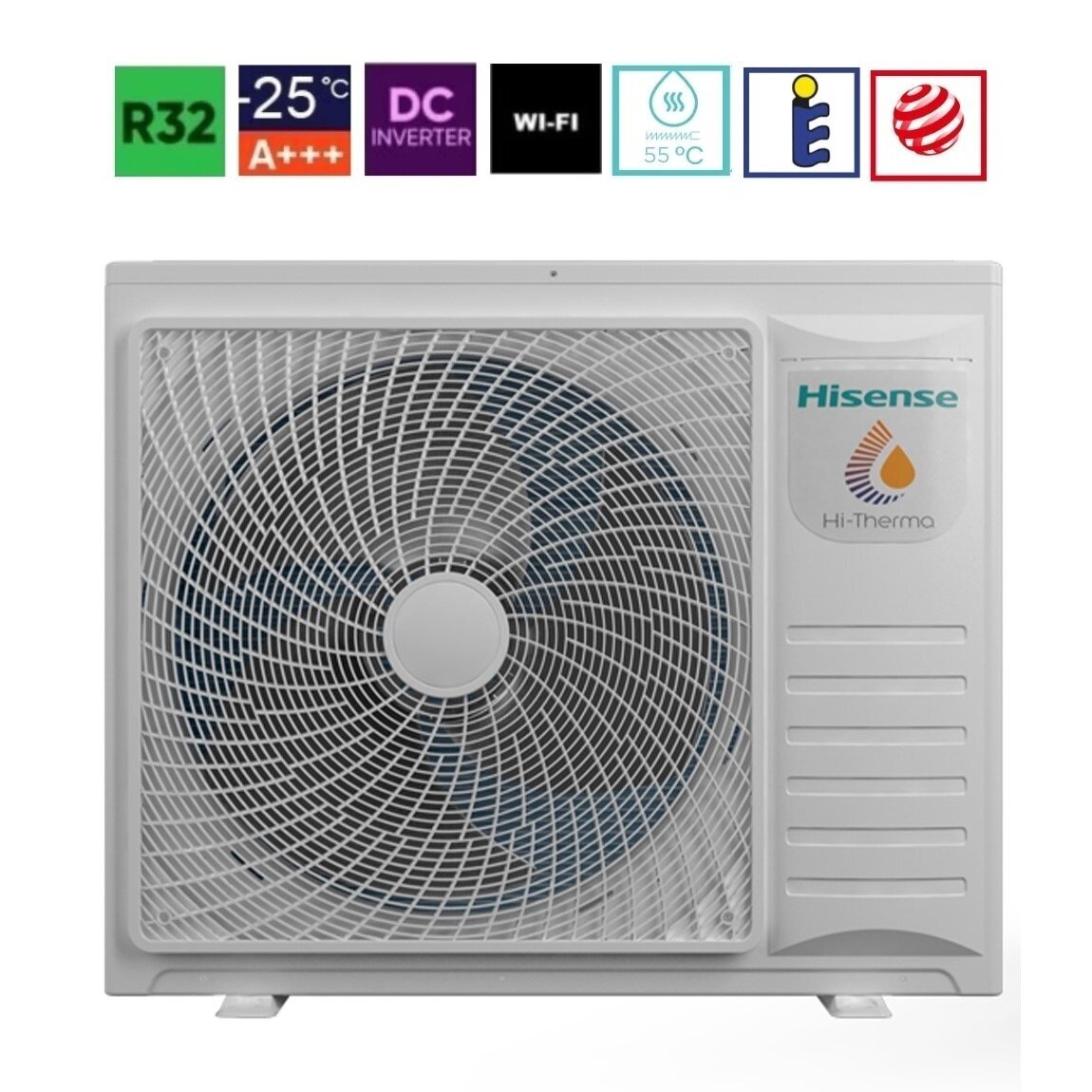 Hisense šilumos siurblys oras-vanduo Hi-Therma Split 8,0kW R32 2