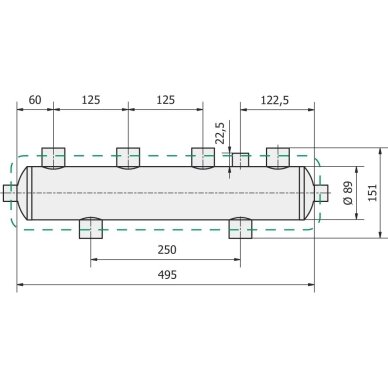 Hidraulinis indas su nuimama izoliacija Kamen SH1NA2-OC; kvs 3,8m3/val; iki 70kW 2 Hidraulinis indas su nuimama izoliacija Kamen SH1NA2-OC; kvs 3,8m3/val; iki 70kW 2
