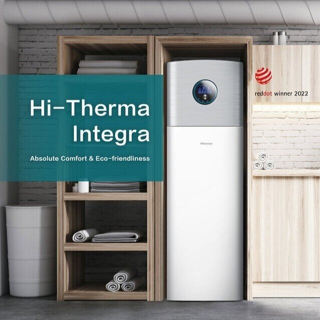 Hisense šilumos siurblys oras-vanduo Hi-Therma Integra 12,0kW R32 1