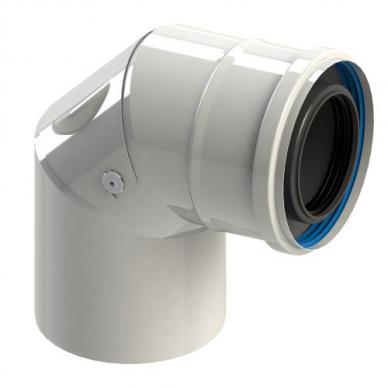 Jeremias TWIN-PL19 60/100mm 90° su revizija Jeremias TWIN-PL19 60/100mm 90° su revizija