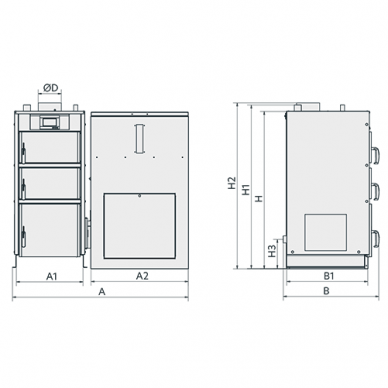 Graanul katel Kamen PELLET Kompakt LUX 17kW 2 Graanul katel Kamen PELLET Kompakt LUX 17kW 2