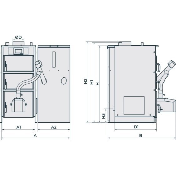 Kamen PELLET Kompakt 20kW 2 Kamen PELLET Kompakt 20kW 2