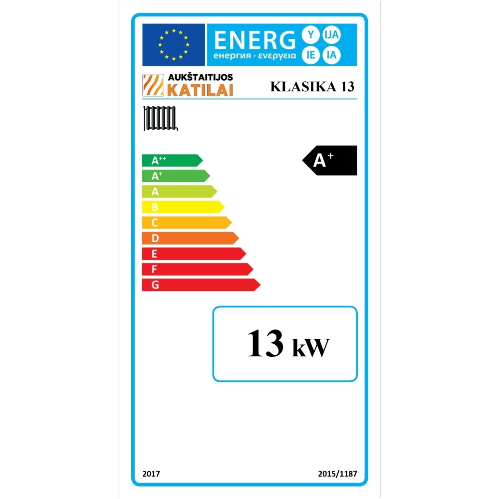 Cietā kurināmā katls KLASIKA 13kW 3 Cietā kurināmā katls KLASIKA 13kW 3