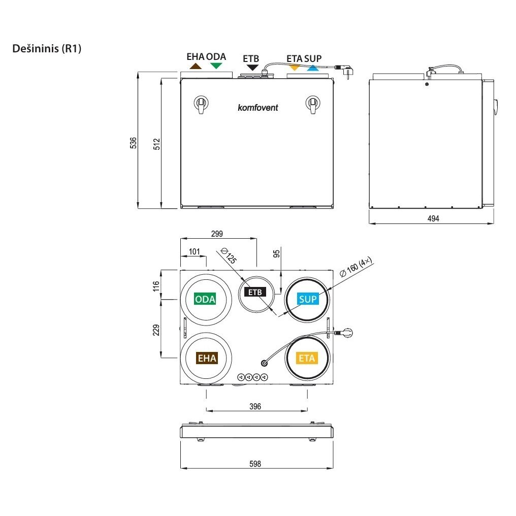 Komfovent Domekt R 350 V C8 1