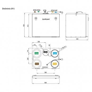 Komfovent Domekt R 350 V C8 1